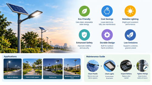 Solar Street Lights: Benefits, Applications and Maintenance Guide