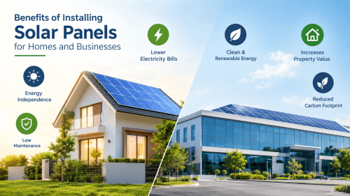 Benefits of Installing Solar Panels for Homes and Businesses
